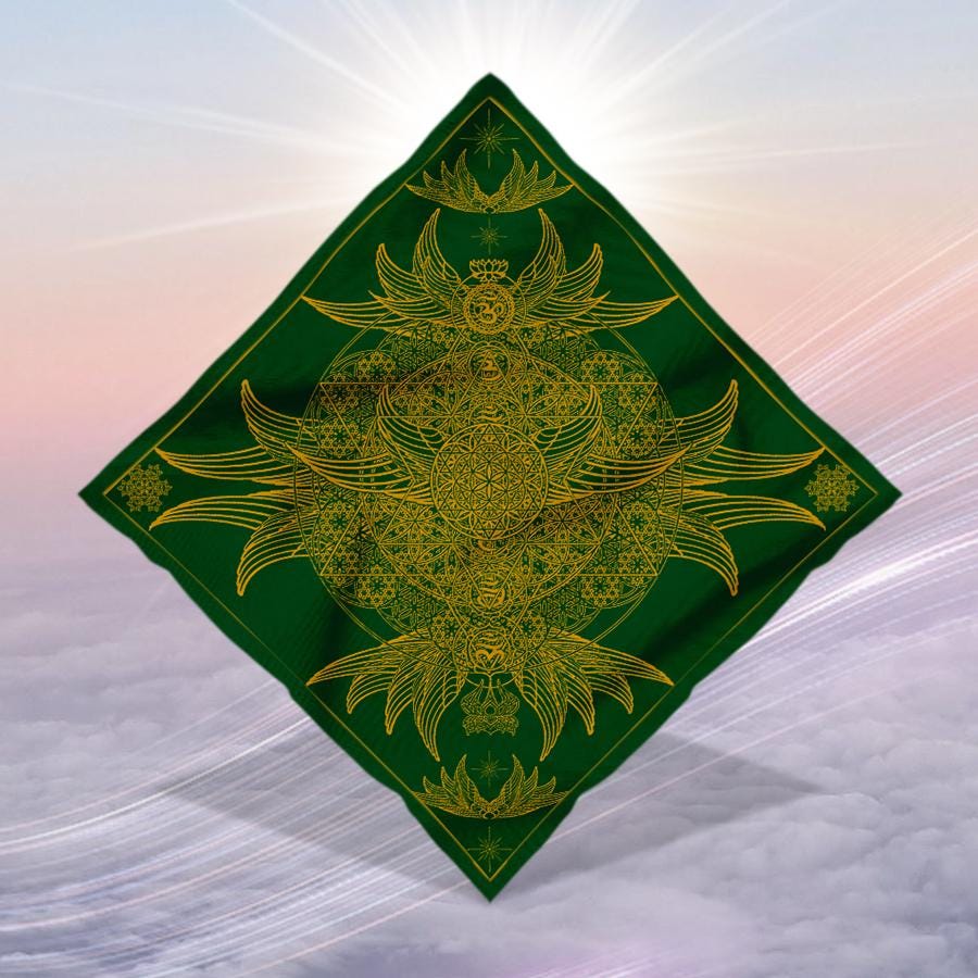 Gold Ink Bandana