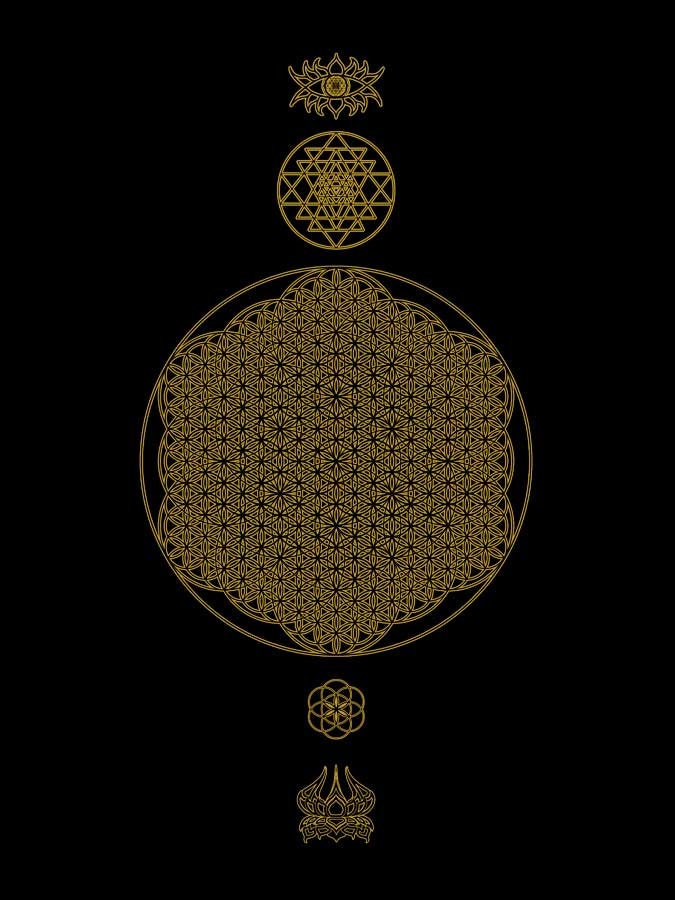 Magdalene Tank Top – Eco-Friendly Sacred Geometry Festival Wear