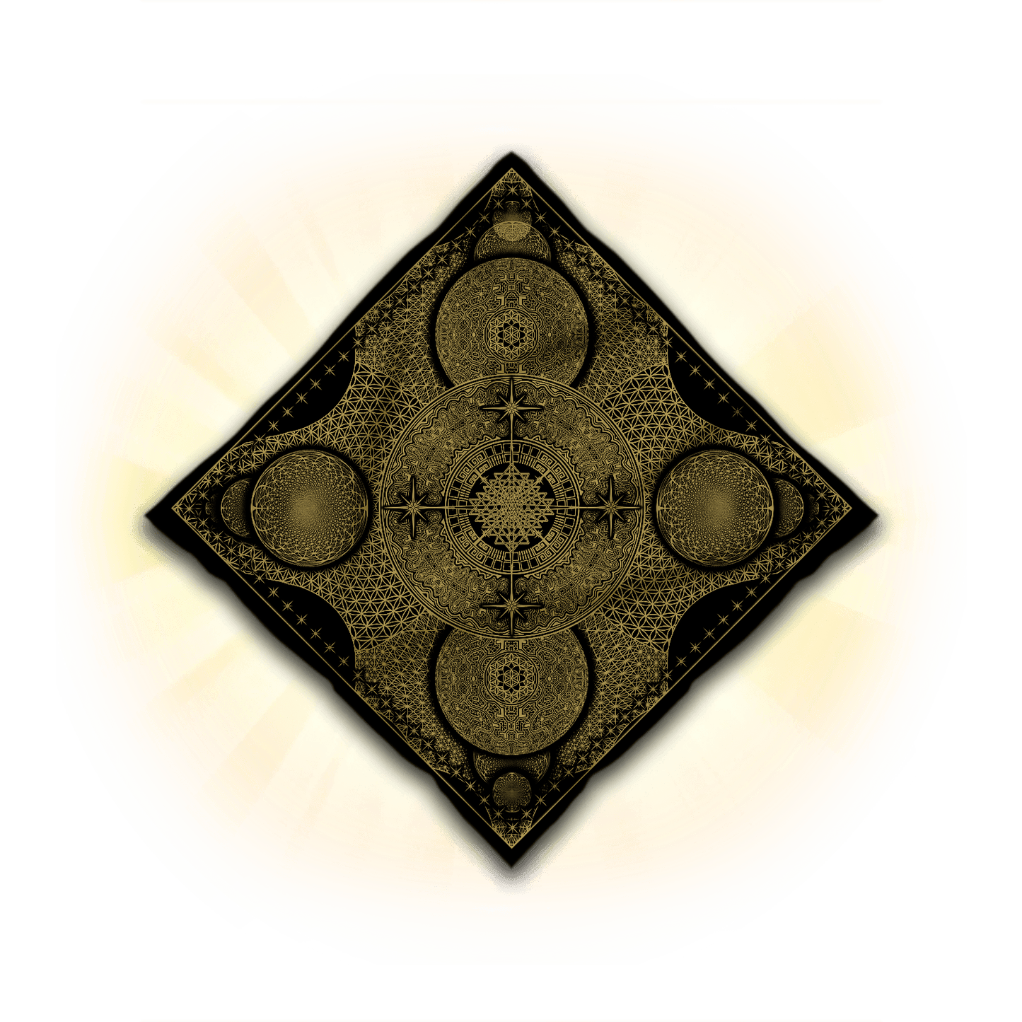 Akasha Seed Starcode Vortex – Sacred Geometry Art for Festivals & Rituals