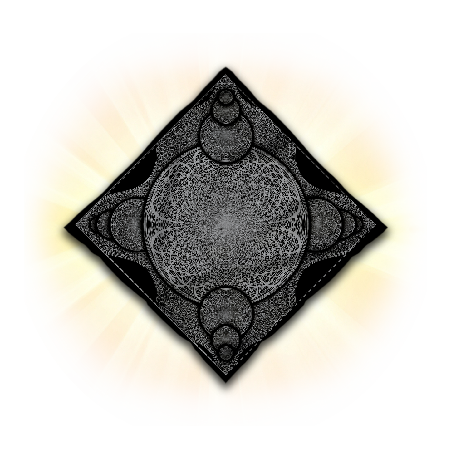 Akasha Matrix Vortex Sphere – Sacred Geometry Art for Festivals & Rituals