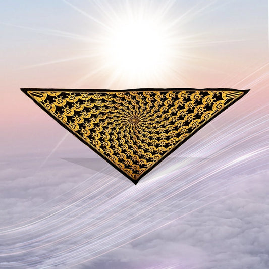 Crystal Infused Triangle Bandana