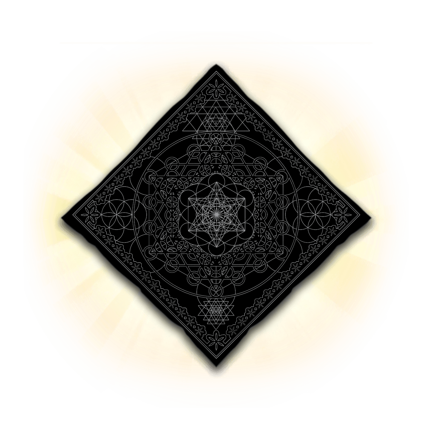 Metatronic Seed Activator – Sacred Geometry Art for Festivals & Rituals