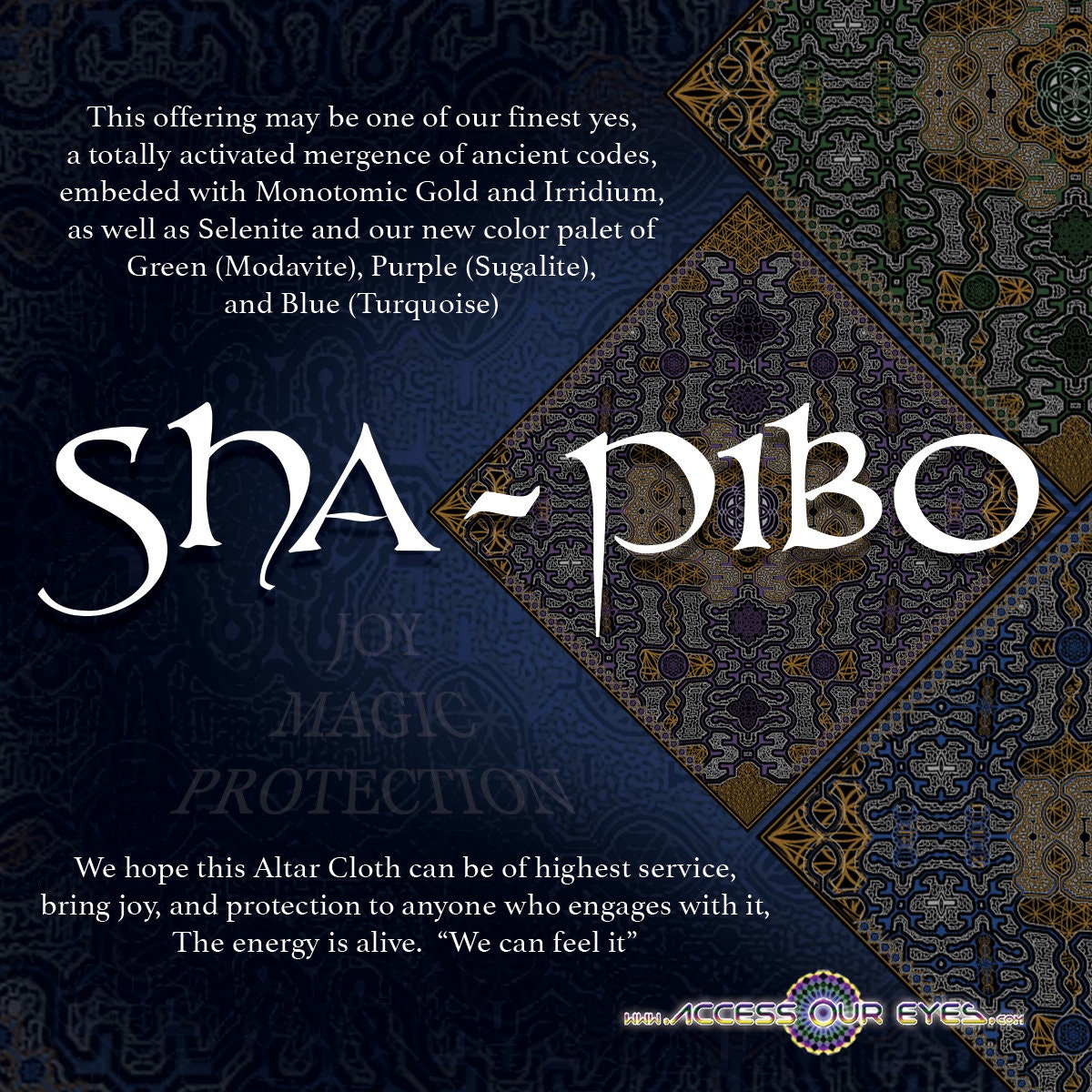 Crystal Infused Shaman Codes Bandana – 3 Color Design