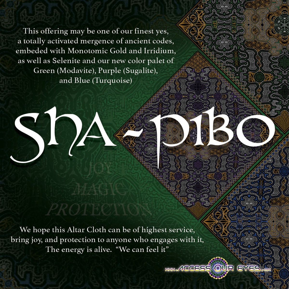 Crystal Infused Shaman Codes Bandana – 3 Color Design